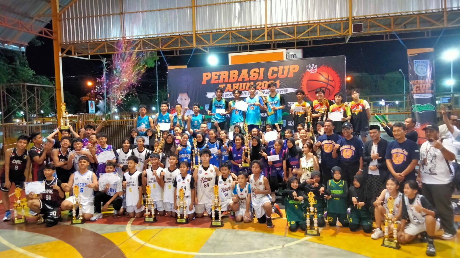 Turnamen Bola Basket 3x3 Perbasi Cup 2024 Berlangsung Meriah dan Penuh Antusias