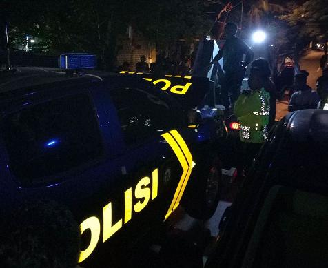 Tabrakan Karambol, Salah Satunya Mobil Polisi